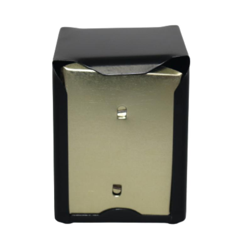 DISPENSADOR SERVILLETAS NEGRO 9X11 CM