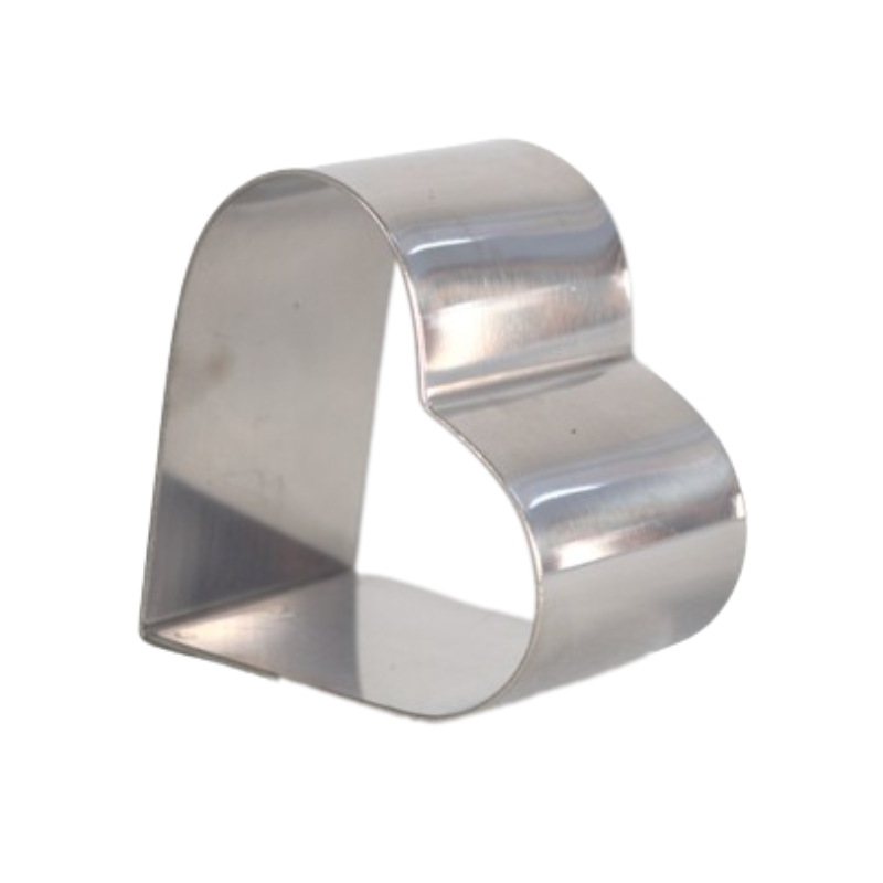 MOLDE ACERO INOX CORAZON 7X4 CM