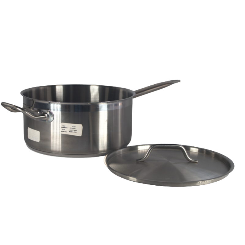 SARTEN A.INOX SALSA CON TAPA 28X13Cm SARTEN A.INOX SALSA CON TAPA 28X13Cm