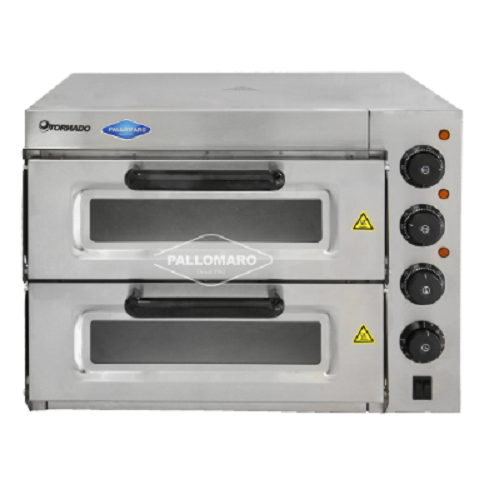 HORNO PARA PIZZA 2 CAMARAS PISO EN PIEDRA 