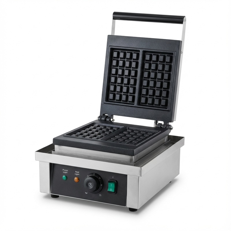 WAFLERA ELÉCTRICA 110V SENCILLA RECTANGULAR 1650W