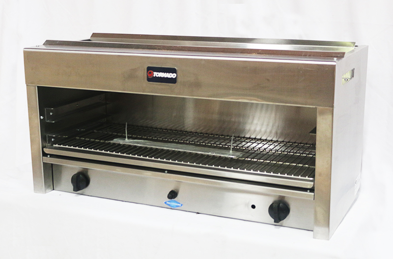 GRATINADOR A GAS 2 QUEMADORES INFRARROJOS DE 39"