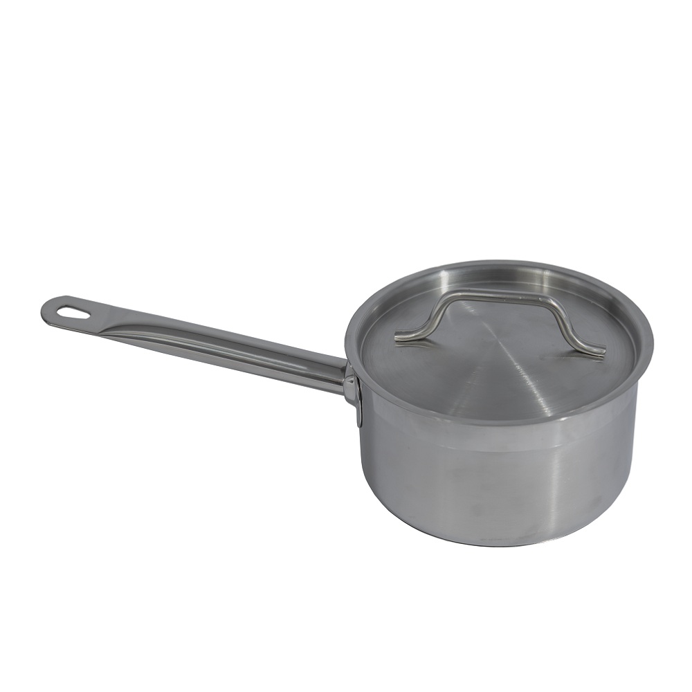 SARTEN A.INOX CON TAPA 16X9.5CM SARTEN A.INOX CON TAPA 16X9.5CM